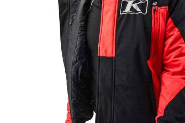 Куртка для снегохода KLIM KOMPOUND #1 black-red (текстиль) (XXL)