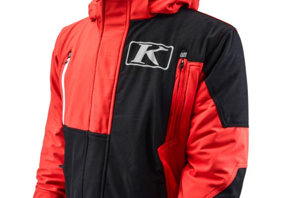 Куртка для снегохода KLIM KOMPOUND #1 black-red (текстиль) (L)